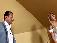 Anaal, Kont, Grote kont, Blond, Daddy, Vriendin, Kut duiken, Tiener