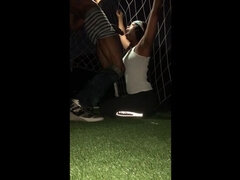 Chica, Mamada, Engañando, Garganta profunda, Ébano, Novia, Sexo duro, Al aire libre