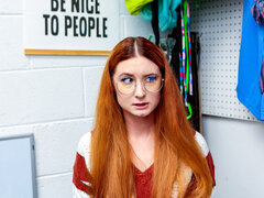 18, 美女, フェラチオ, 赤毛, 剃毛, ティーン