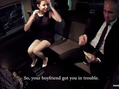 Schönheit, Braunhaarige, Auto, Tschechisch, Hd, Im freien, Öffentlich