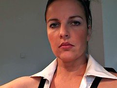 Bruinharig, Sperma shot, Fetisj, Handbeurt, Verpleegster, Gezichtspunt, Sperma