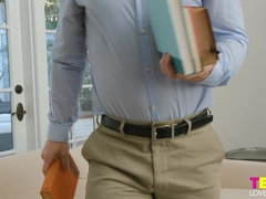 Americano, Culo, Dormitorio, Verga grande, Polla, Peludo, Medias largas, Estudiante