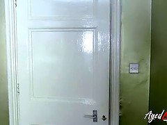 ぽっちゃり, デカパイ, 巨乳な, 女 人男 人, ホテル, 熟年, 淫乱熟女, ティーン