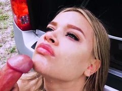 Amateur, Blowjob, Car, Cheating, Outdoor, Pov, Public, Tight