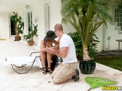 Marilyn Mansion notices Sean Lawless spying on her