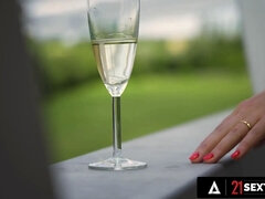 Twenty-one sextury - stunning Alexis Crystal lures 2 guys for outdoor double penetration bang
