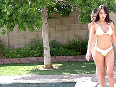 Negro, Morena, Latina, Lesbiana, Pequeña, Sexo fuerte, Cabello corto