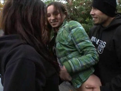 Большая жопа, Минет, Ласковые ручки, Межрасовый секс, Лесбиянка, На публике, Втроем, Сиськи