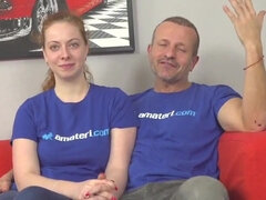 浮気する, 手コキする, ハードコア, 淫乱熟女, オーガズム, オマンコ, 赤毛, 垂れ乳