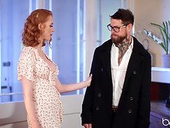 デカ尻, デカチン, デカパイ, フェラチオ, イマラチオ, チン, 赤毛, オッパイの