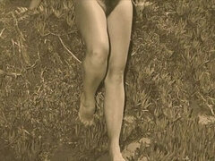 Poilue, Naturelle, Seins naturels, Nue, Chatte, Rétro, Rétro ancien