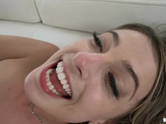 Mamada, Novio, Natural, Pequeña, Montar