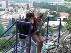 Amateur, Babes, Big tits, Blowjob, Busty, Hardcore, Outdoor, Threesome