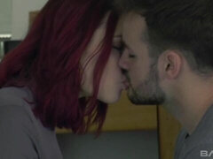 素人, デカチン, フェラチオ, バック, ピアス, 赤毛, タトゥー, オッパイの