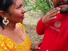 Permi Pooja Outdoor Bathroom Sex - Desi Bhabhi Doggy Style in Jungle Morning