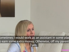 Blondine, Paar, Frau, Fingern, Lesbisch, Lecken, Büro, Muschi