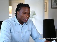 アフリカ人, デカチン, 黒人, ブロンド, フェラチオ, 怪物, 現実, 秘密の