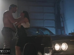 Deeper. Angela White Lures Each Man In to Take Their Turn