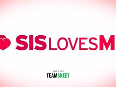 Lusty Gorgeous Babe With Perky Tits Wrapped Her Fingers Around Big Massive Cock