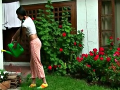 Chica, Fetiche, Sexo duro, Masturbación, Al aire libre, Afeitado, Adolescente, Tetas