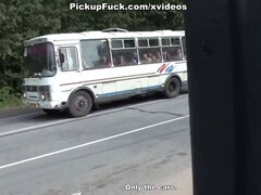 Amateur, Bus, Hd, Outdoor, Public, Reality