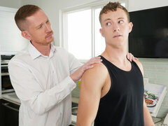 Sensual males share morning perversions before going to work