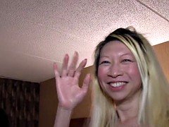 Asian, Big cock, Gangbang, Petite, Threesome