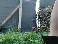 デカパイ, ヨーロピアン, フランス人, 淫乱熟女, 乳首, アウトドア, パンティ, 公共
