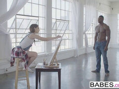 Africain, Sucer une bite, Mignonne, Interracial, Chatte, Criant, Chaussettes, Adolescente