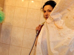 Enthousiasteling, Pijpbeurt, Schattig, Vingeren, Natuurlijke tieten, Tiener, Strak, Tieten likken