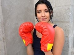 黒人, フェラチオ, 茶髪の, ドレス, 剃毛, ガリガリ, ティーン, オッパイの