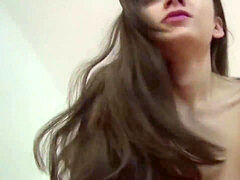 Grosse bite, Queue, Allemand, Petite femme, Maigrichonne, Adolescente