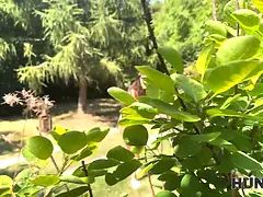 Hunt4k. aggressive outdoor sex with a bunch of sperm between a teenie and an older man