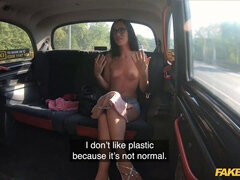 Nikki Fox takes on a huge fat cock deep in her tight pussy