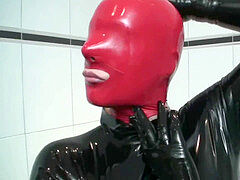 Bitch, Black, Heels, Latex, Rubber