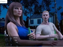 アメリカ人, デカチン, 指いじり, ゲーム, 手コキする, キス, 娼婦, ヤリマンの