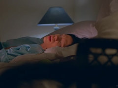 Chambre à dormir, Noire, Fétiche, Nourriture, Mamelons, Chatte, Satin, Solo