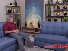 Anaal, Kont, Grote kont, Hakken, Natuurlijke tieten, Satijn, Trio, Tieten likken