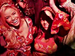 美女, デカパイ, ブロンド, 三人