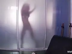デカパイ, 足, 足コキ, Hd, ヒール, オマンコ, 一人, ストッキング