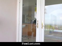 Stuck Milf Fucked by Her Two Stepsons