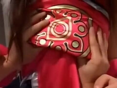 Japanese amateur doing cosplay by Ling Xiaoyu