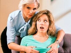 69, ブロンド, 指いじり, レズビアン, オマンコ, ショートヘア, 義母