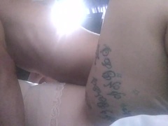 my neighbor convinces me to fuck her when we are alone in my house with Lustylatinasex