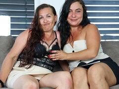 Watch pure Vittoria Bad and Christina Santes's sex