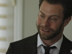 In den arsch, Grosser arsch, Grosser schwanz, Grosse titten, Braunhaarige, Reif, Milf, Natürlichen titten