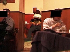 Cul, Allemand, Nylon, Public, Rugueux, Rasée, Soeurs, Tabou