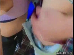 18 jaar, Enthousiasteling, Pijpbeurt, Bruinharig, Hd, Indisch, Tiener, Tieten likken