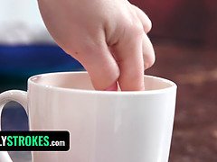 18, ベッドルーム, 女 人男 人, ハードコア, なめる, 小柄, ティーン, 三人