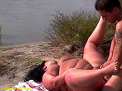 flexi bbw dame raunchy outdoor banged